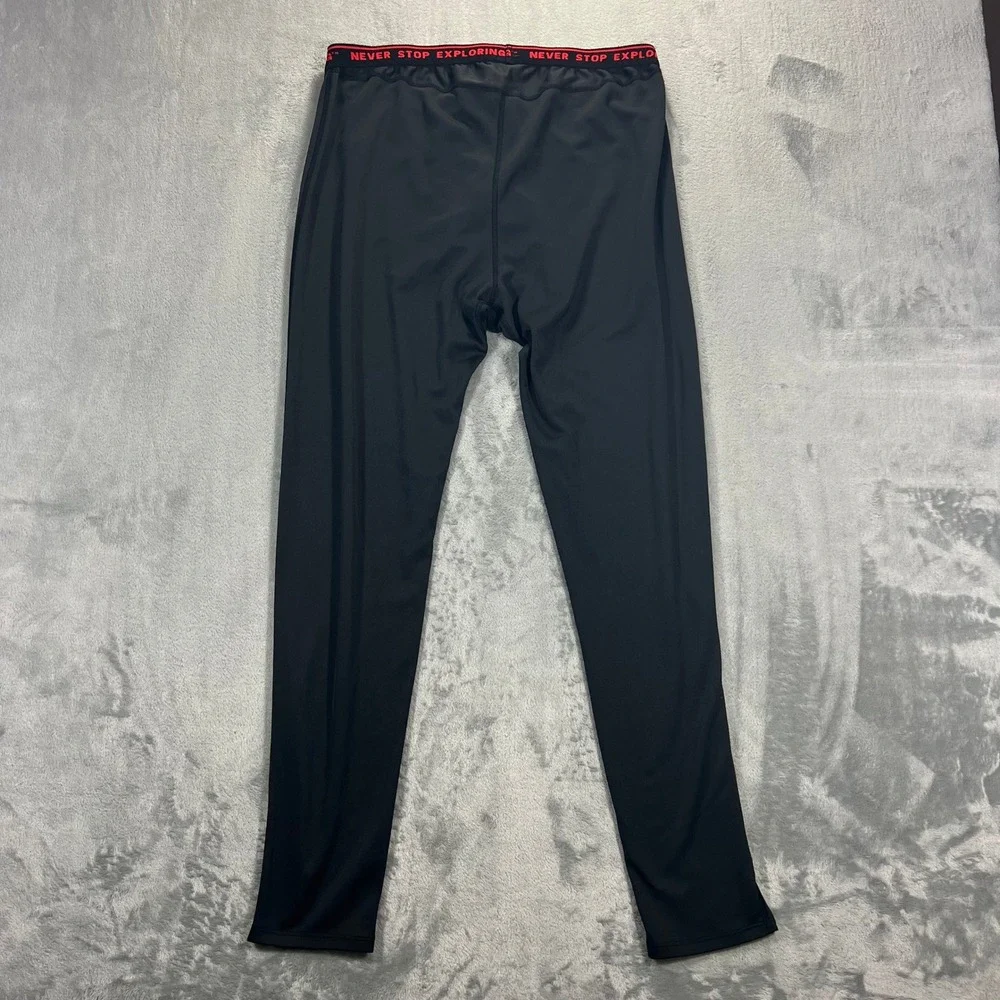 The North Face Mens L Base Layer Compression Tight Leggings Black Solid Bamboo